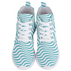 Beach Waves Women s Lightweight High Top Sneakers by Sparkle