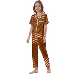 Different Kids  Satin Short Sleeve Pajamas Set by Sparkle