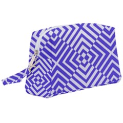 Illusion Waves Pattern Wristlet Pouch Bag (large) by Sparkle