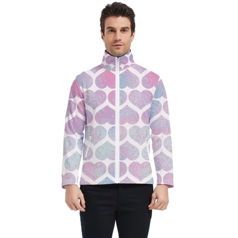 Multicolored Hearts Men s Bomber Jacket by SychEva