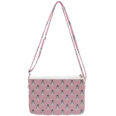 Cute Husky Double Gusset Crossbody Bag by SychEva