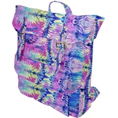 Waves Repeats V Buckle Up Backpack by kaleidomarblingart