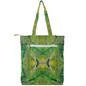 Green Repeats Double Zip Up Tote Bag View2