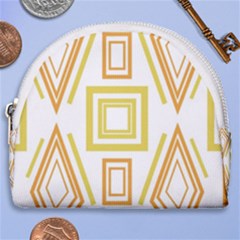 Abstract Pattern Geometric Backgrounds   Horseshoe Style Canvas Pouch by Eskimos