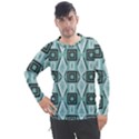 Abstract geometric design   geometric fantasy   Men s Pique Long Sleeve Tee View1