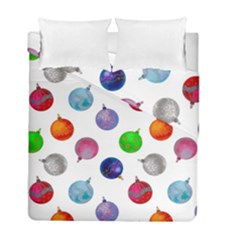 Christmas Balls Duvet Cover Double Side (full/ Double Size) by SychEva