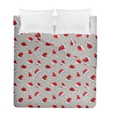 Santa Hat Duvet Cover Double Side (full/ Double Size) by SychEva