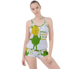 Lemon Over Pear Boyleg Tankini Set  by LemonPear