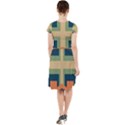 Abstract pattern geometric backgrounds   Cap Sleeve Midi Dress View2