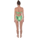 Green Vibrant Abstract No4 Tie Back One Piece Swimsuit View2