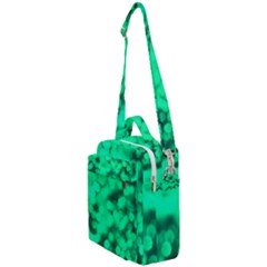 Light Reflections Abstract No10 Green Crossbody Day Bag by DimitriosArt