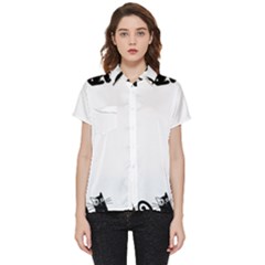 Cats Pattern Example Short Sleeve Pocket Shirt by Littlebird