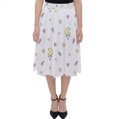 Magic Pattern  Classic Midi Skirt by Littlebird