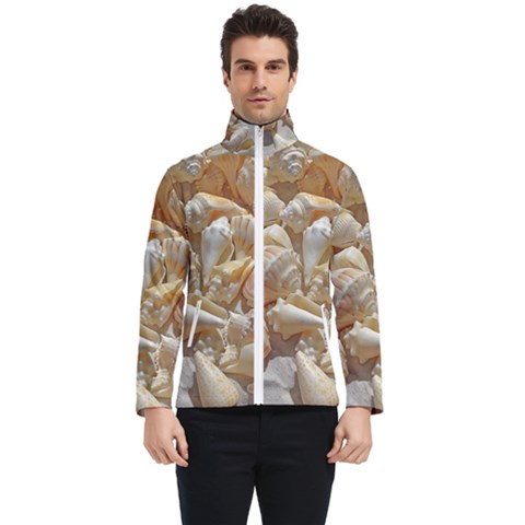 Sea-shells Bg Men s Bomber Jacket by SomethingForEveryone