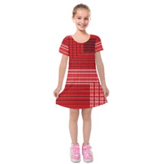 Gradient (101) Kids  Short Sleeve Velvet Dress by Sparkle