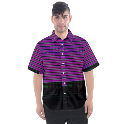 Gradient Men s Short Sleeve Shirt by Sparkle