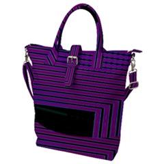 Gradient Buckle Top Tote Bag by Sparkle