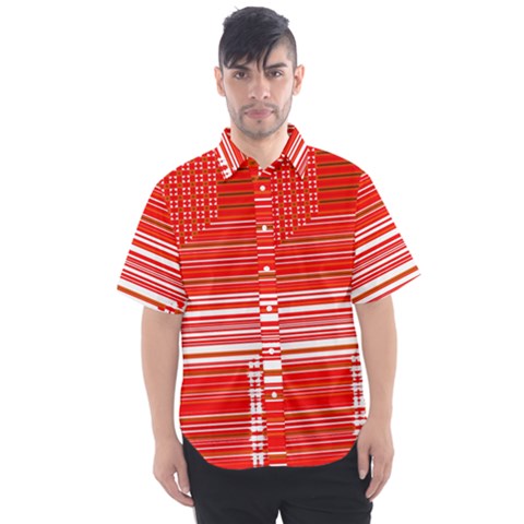 Gradient Men s Short Sleeve Shirt by Sparkle