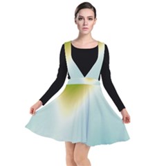 Gradientcolors Plunge Pinafore Dress by Sparkle