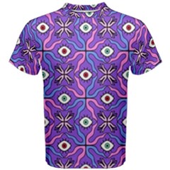 Abstract Illustration With Eyes Men s Cotton Tee by SychEva