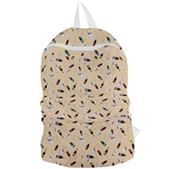 Festive Champagne Foldable Lightweight Backpack by SychEva