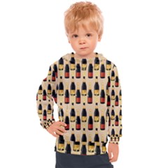 Champagne For The Holiday Kids  Hooded Pullover by SychEva