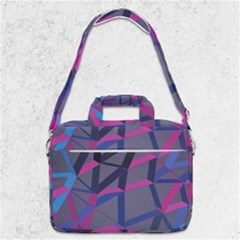 3d Lovely Geo Lines Macbook Pro Shoulder Laptop Bag  by Uniqued