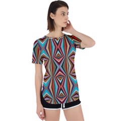 Digital Illusion Perpetual Short Sleeve T-shirt by Sparkle