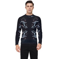 Digital Illusion Men s Long Sleeve Rash Guard by Sparkle