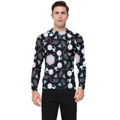 Digital Illusion Men s Long Sleeve Rash Guard by Sparkle