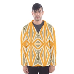 Abstract Pattern Geometric Backgrounds   Men s Hooded Windbreaker by Eskimos