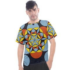 Abstract Pattern Geometric Backgrounds   Men s Sport Top by Eskimos