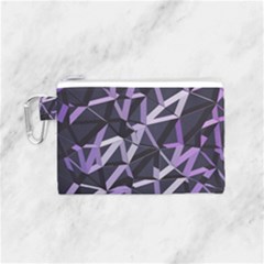3d Lovely Geo Lines Vi Canvas Cosmetic Bag (small) by Uniqued