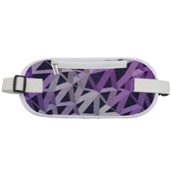 3d Lovely Geo Lines  Iv Rounded Waist Pouch by Uniqued