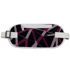 3d Lovely Geo Lines Iii Rounded Waist Pouch by Uniqued