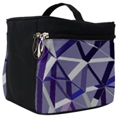 3d Lovely Geo Lines Ix Make Up Travel Bag (big) by Uniqued