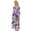 3D Lovely GEO Lines X Midsummer Wrap Dress View2