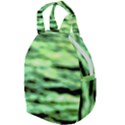 Green  Waves Abstract Series No13 Travel Backpacks View1