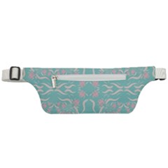 Floral Folk Damask Pattern  Active Waist Bag by Eskimos