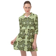 Abstract Pattern Geometric Backgrounds   Mini Skater Shirt Dress by Eskimos