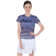 Silver Waves Flow Series 2 Women s Sports Top by DimitriosArt