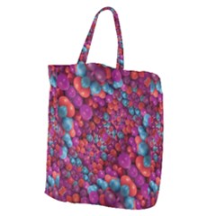 Colorful Spheres Motif Print Design Pattern Giant Grocery Tote by dflcprintsclothing