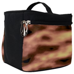 Gold Waves Flow Series 2 Make Up Travel Bag (big) by DimitriosArt