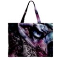 Watercolor Girl Zipper Mini Tote Bag View1