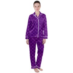 Digital Illusion Satin Long Sleeve Pajamas Set by Sparkle