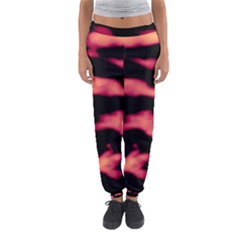 Red Waves Flow Series 5 Women s Jogger Sweatpants by DimitriosArt