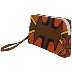 Abstract Pattern Geometric Backgrounds   Wristlet Pouch Bag (small) by Eskimos