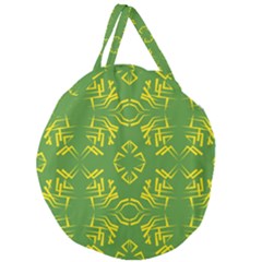 Abstract Pattern Geometric Backgrounds   Giant Round Zipper Tote by Eskimos