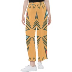 Abstract Pattern Geometric Backgrounds   Women s Pants  by Eskimos