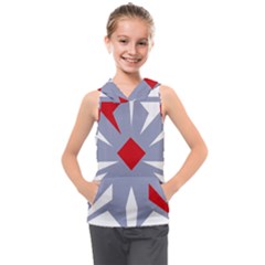 Abstract Pattern Geometric Backgrounds   Kids  Sleeveless Hoodie by Eskimos